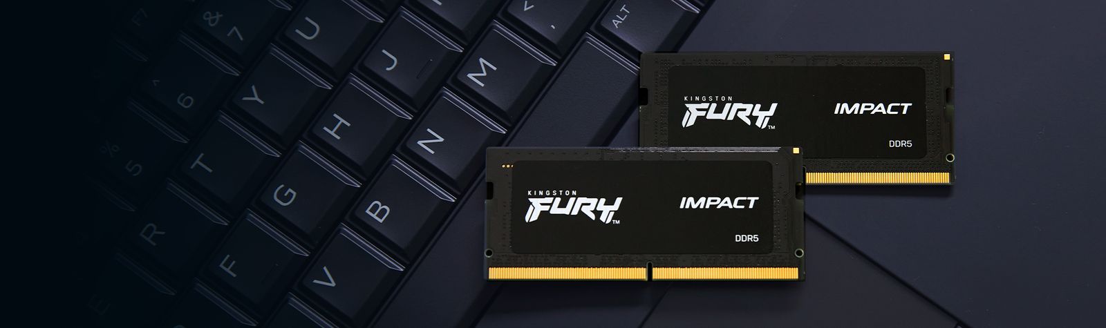 Kingston FURY Impact KF556S40IB-32 32GB DDR5 5600 MT/s SO-DIMM CL40 Laptop-Speicher PnP XMP 3.0