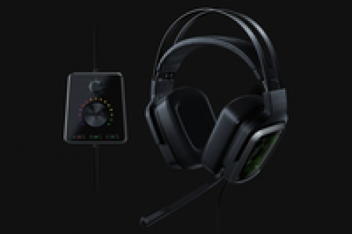 Razer Tiamat 7.1 V2 Gaming Headset True Analog 7.1 Surround-Sound 3.5mm Chroma RGB for PC Black