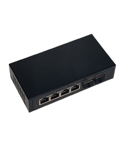 Elfcam 10Gb Switch 2x10G SFP+ 4x2,5G RJ45, Glasfaser Ethernet, kompatibel mit Freebox Ultra & Orange Livebox 6