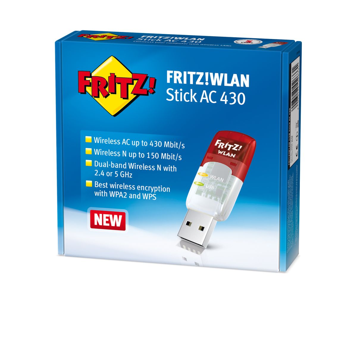 AVM FRITZ!WLAN Stick AC 860 WLAN 300Mbit/s USB