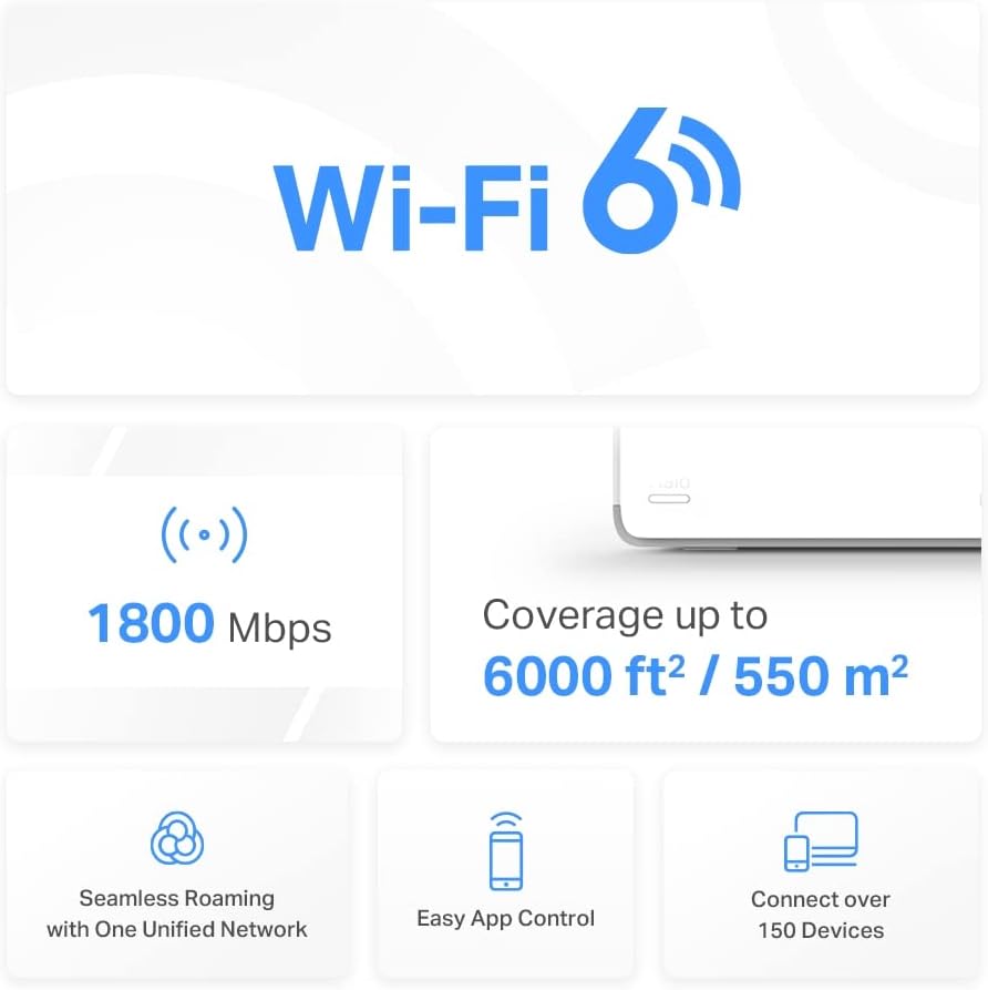 Mercusys Halo H70X System WiFi AX1800 3pack