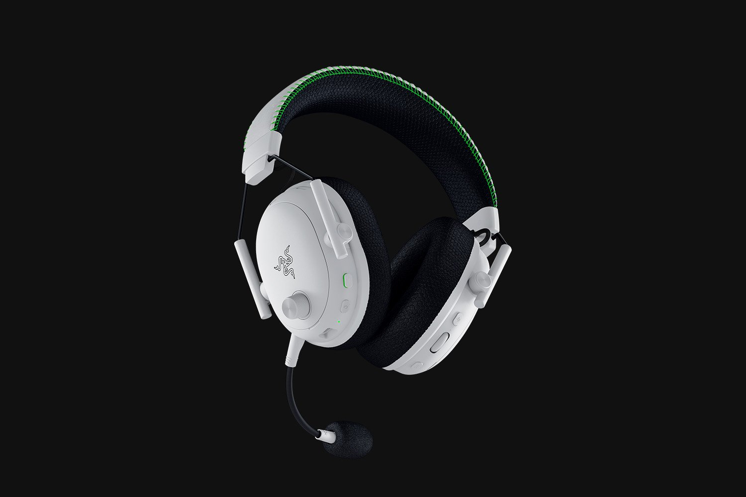 Razer BlackShark V3 Pro Gaming Headset Kabellos & Verkabelt Bluetooth USB-A, USB-C Ladeport, 3,5 mm, THX Spatial Audio, Hybrid-ANC, Boom-Mikrofon, Weiß