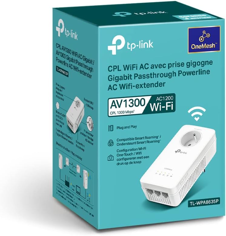 TP-Link AV1300 1300 Mbit/s Ethernet/LAN WLAN Weiß 1 Stück(e)