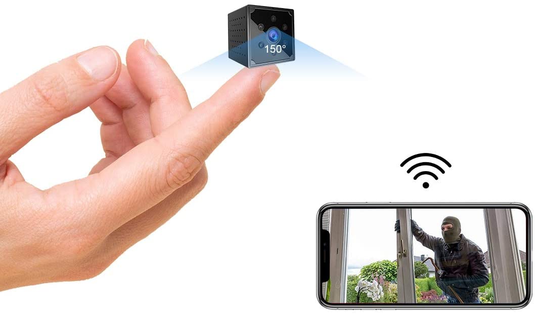 AOBO 4K HD Portable Wifi Night Vision Surveillance Mini Cam Motion Detection