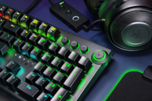 Razer BlackWidow Elite Gaming Keyboard Green Switches Chroma RGB USA Layout QWERTY ISO