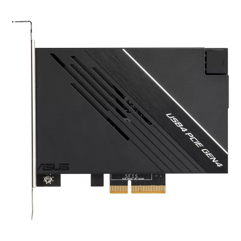 ASUS 90MC0CE0-M0EAY0 USB4 PCIe Gen4 Schnittstellenkarte, USB Typ-C & DisplayPort Ausgang, PCIe 4.0, für PC, Windows 10/11