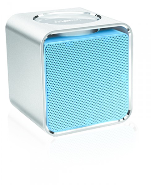 rapoo A300 Mono 3W NFC Mobile Bluetooth Mini Lautsprecher silber/blau