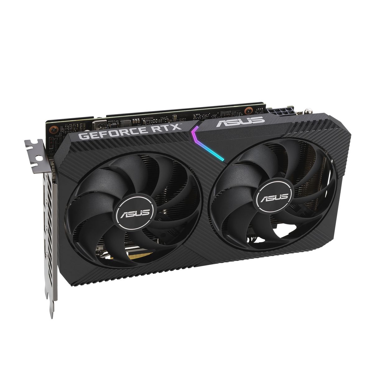 ASUS Dual RTX3060-O12G-V2 OC Edition NVIDIA GeForce RTX 3060 12 GB GDDR6, PCIe 4.0, HDMI 2.1, 3x DisplayPort, 2x Axial-Lüfter, 2-Slot