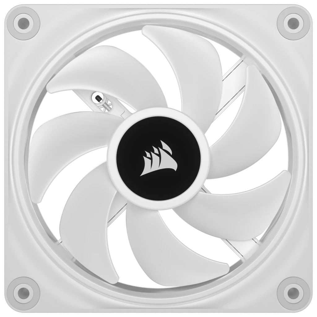 Corsair CO-9051005-WW Gehäuselüfter 120 mm RGB PWM 2400 RPM 63,1 CFM Weiß