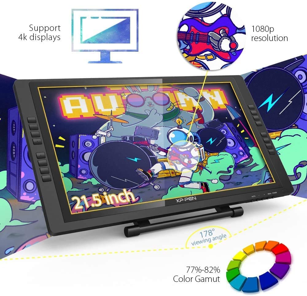 XP-Pen 22E Pro Grafik Tablet HD IPS Monitor