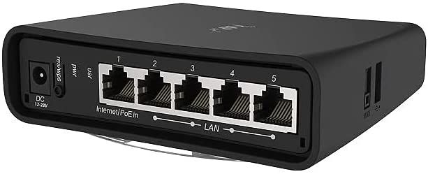 Mikrotik hAP ac2 Black Power over Ethernet (PoE)