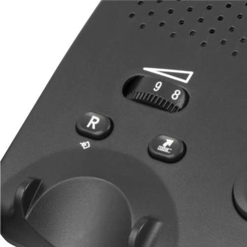 DORO PhoneEasy 331ph Schnurgebundenes Großtastentelefon mit 3 Direktwahl-Fototasten schwarz