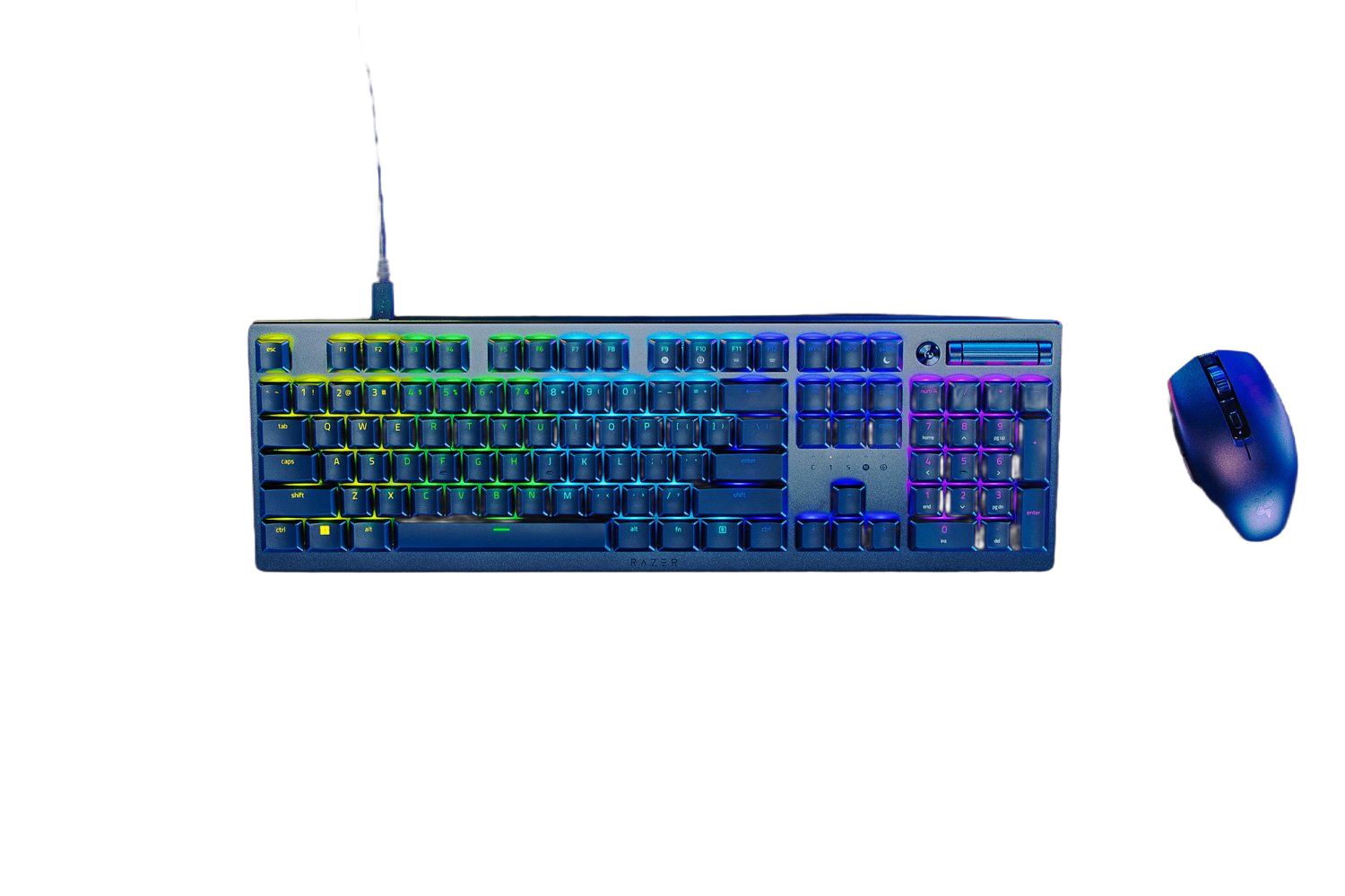 Razer DeathStalker V2 - Linearer optischer roter Schalter - Optische Low-Profile RGB Gaming Tastatur - (CHE Layout - QWERTZ)