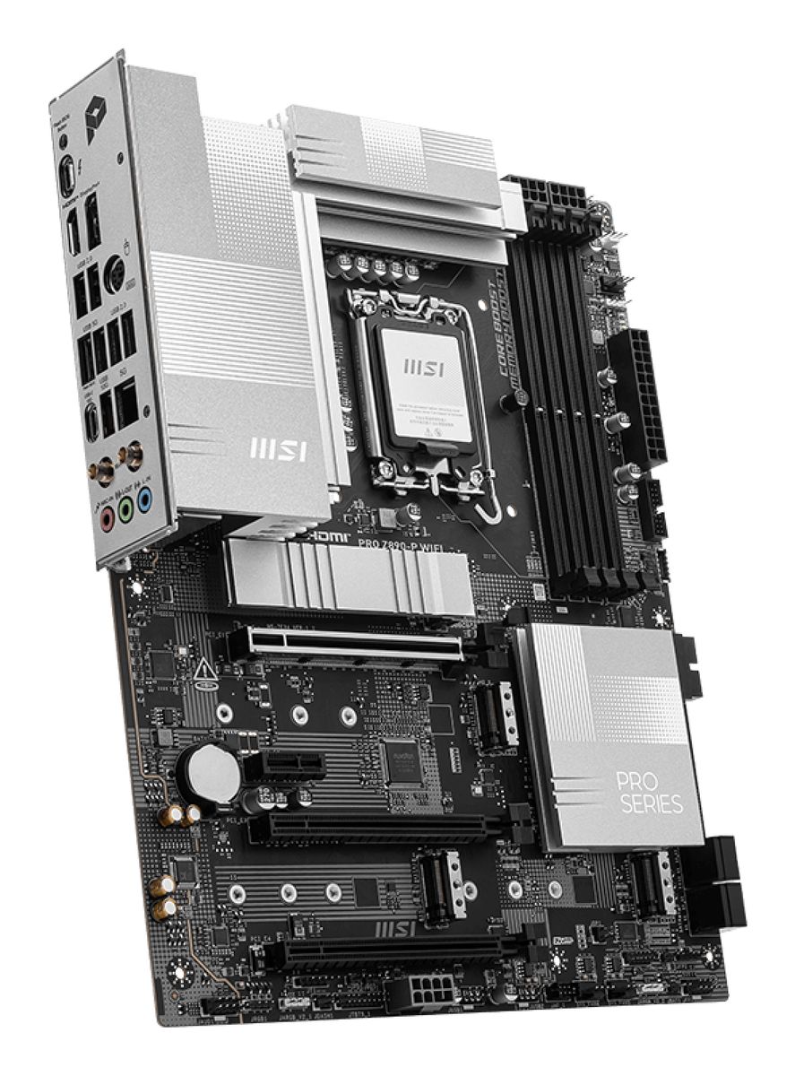MSI PRO Z890-P WIFI Mainboard Intel Z890 LGA 1851 (Socket V1) ATX, DDR5, 4x DIMM bis 256GB, 5G Ethernet, Wi‑Fi 7, Bluetooth 5.4, HDMI 2.1