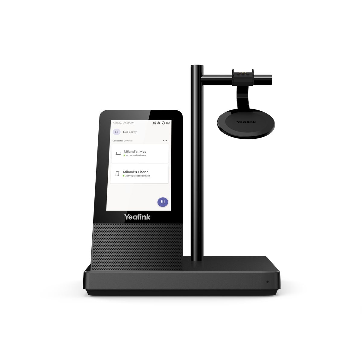 Yealink WH66 Duo DECT Wireless Headset Teams, Schwarz Yealink WH66 Duo DECT Wireless Headset Teams, Schwarz