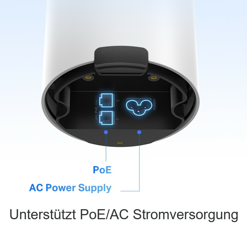 TP-Link Deco X50-Outdoor Mesh-System, Dual-Band Wi-Fi 6 (802.11ax), PoE, Outdoor, 1er Pack, Weiß, EU V1.0