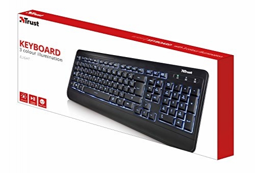 Trust ELIGHT Illuminated Keyboard IT-Layout
