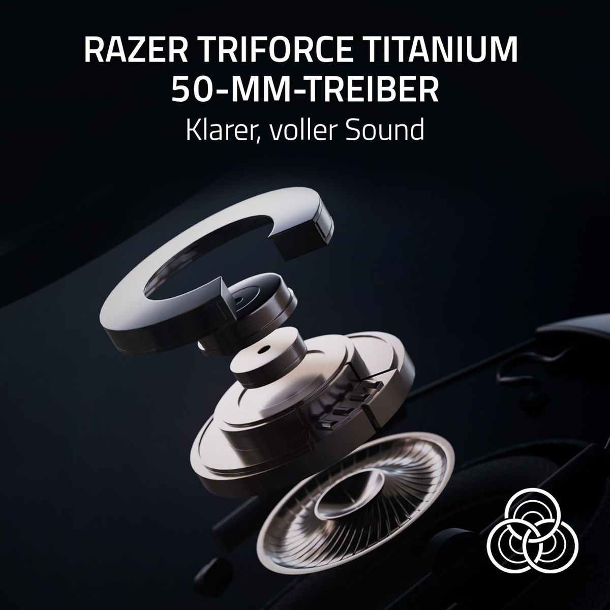 Razer BlackShark V2 HyperSpeed Gaming Headset Dual Wireless + USB Virtual 7.1 Surround-Sound Multi-Plattform Black