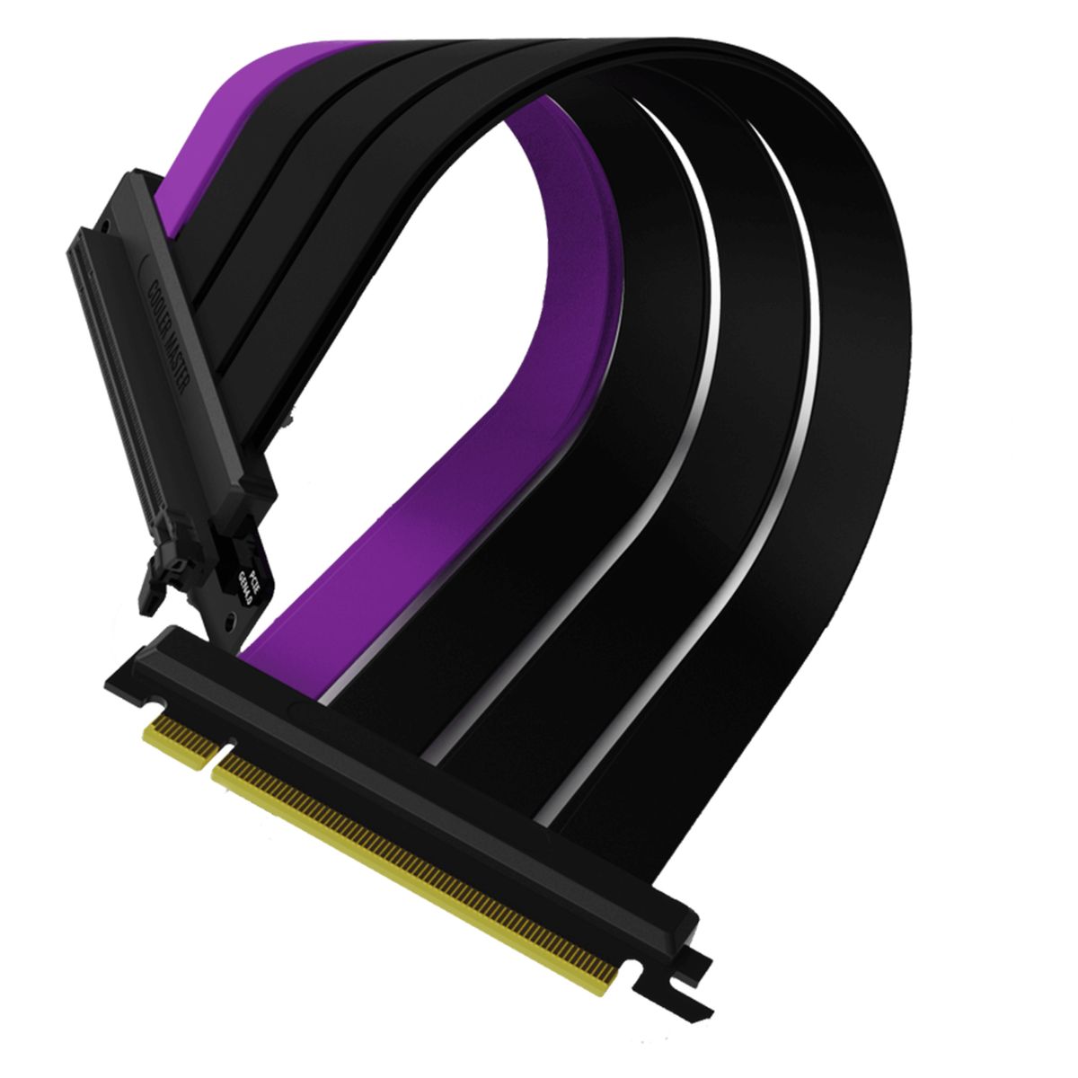 Cooler Master MasterAccessory Riser Cable PCIe 4.0 x16, 0,3 m, Schwarz/Violett