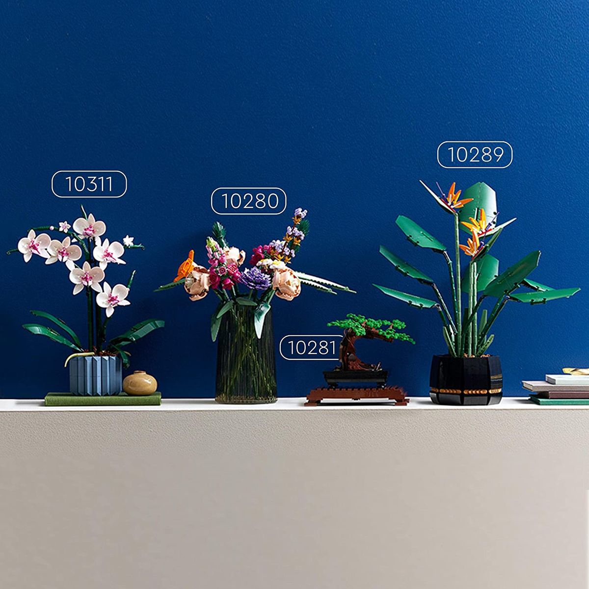 LEGO 10311 Icons Orchidee Set für Erwachsene zum Basteln von Zimmerdeko mit künstlichen Pflanzen, Botanical Collection Home Deko, Geschenk für Sie & Ihn Single