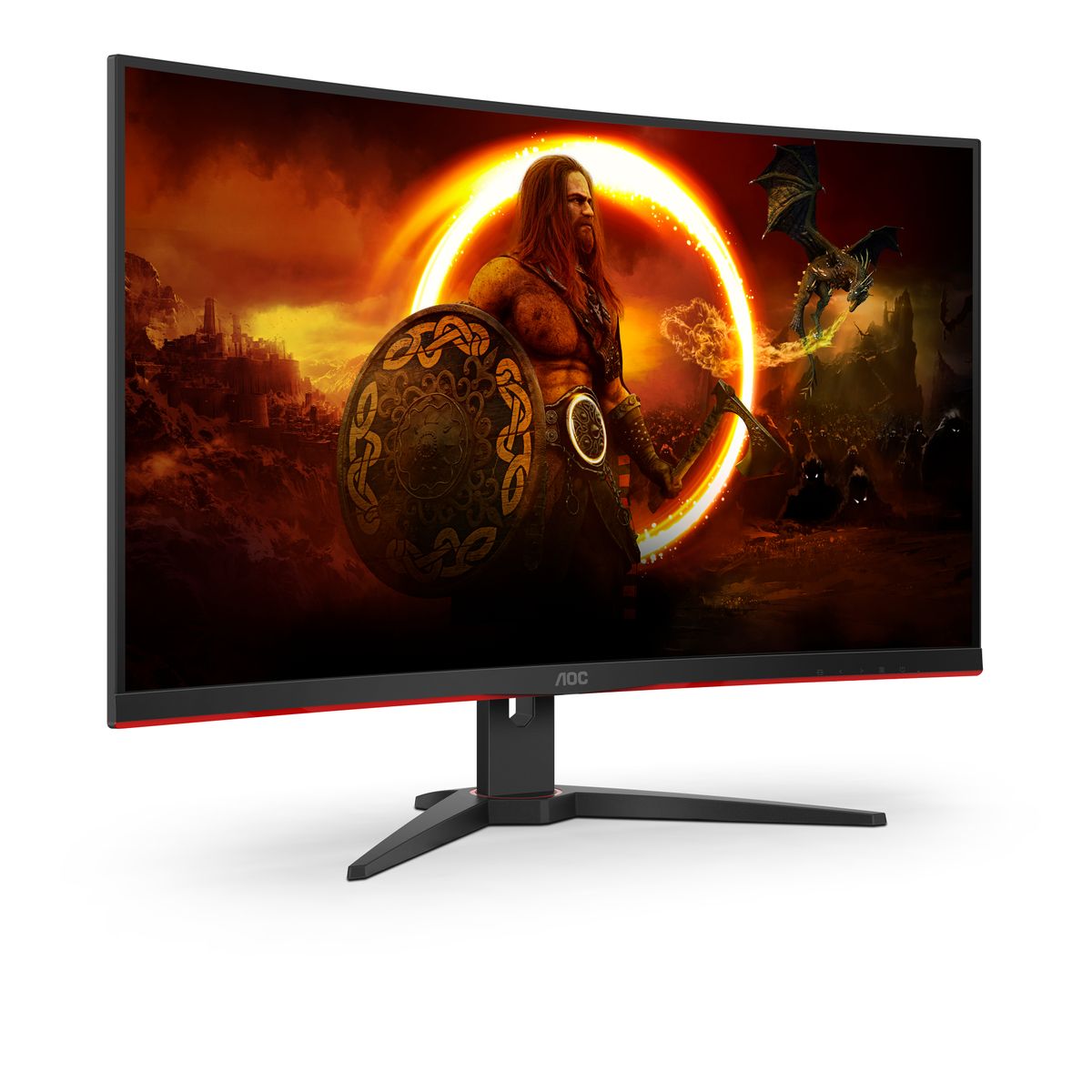 AOC G2 C32G2ZE/BK Computerbildschirm 80 cm 31.5" FHD  LED Rot