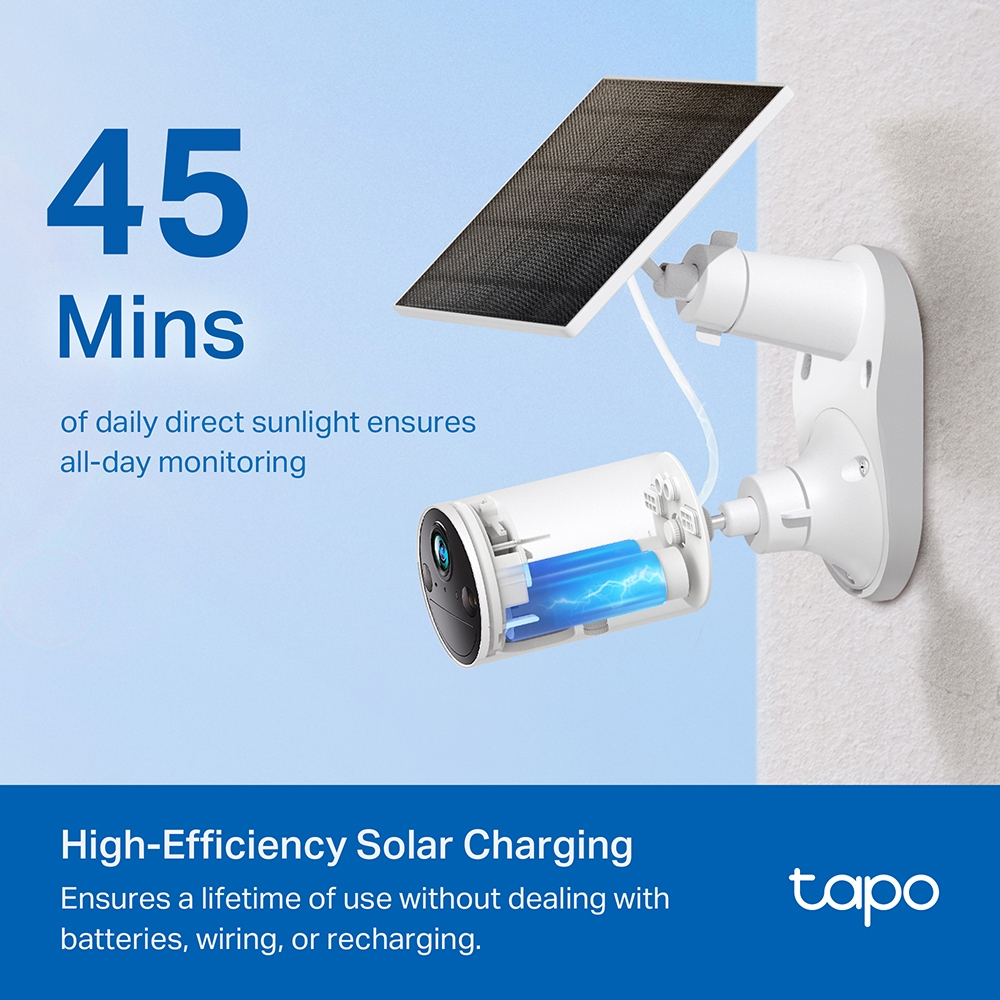 TP-Link Tapo A201 Solarmodul USB, 2,5 W, IP65, Weiß, V2.0