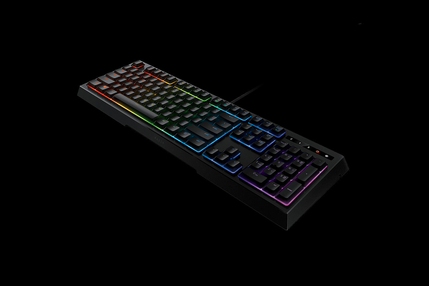 Razer Ornata Chroma Gaming Keyboard Mecha-Membrane Switches RGB USA Layout QWERTY ISO