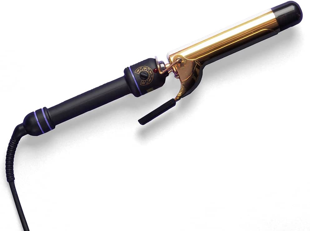Hot Tools Pro Signature Gold 32 mm-Lockenstab (vergoldete Stylingplatte, Pulstechnologie, langanhaltende Locken & Wellen) HTIR1576UKE 32mm Single