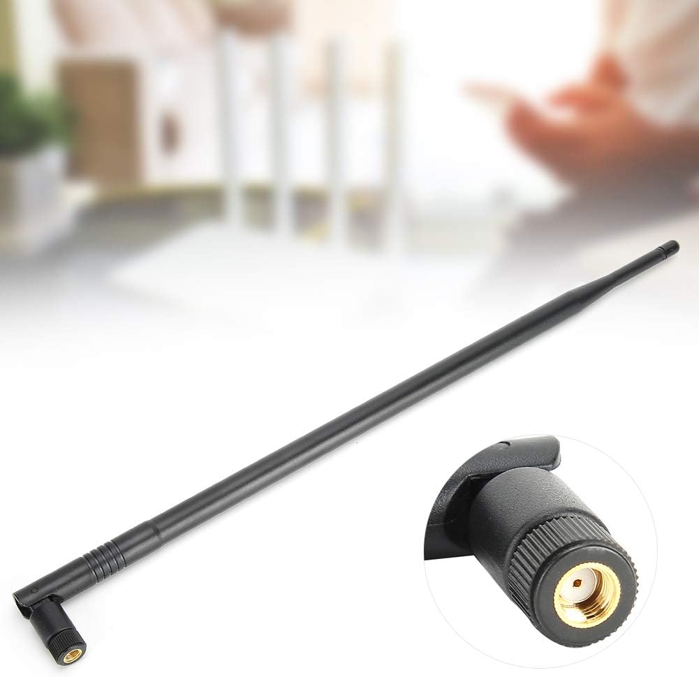 Tiiyee Tiiyee WLAN-Antenne 12 dBi 2,4/5 GHz Outdoor, 50 Ohm, Schwarz, 3,9 m Reichweite, für WLAN-Router, Netzwerkgeräte & Überwachungskameras
