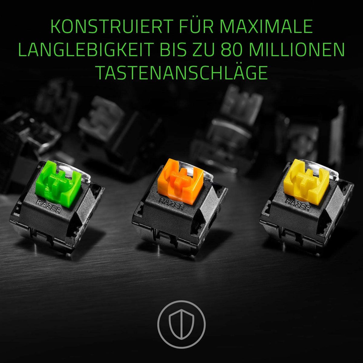 Razer BlackWidow Elite Gaming Keyboard Green Switches Chroma RGB DEU Layout QWERTZ