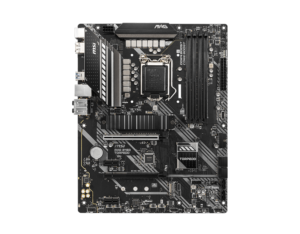 MSI MAG B460 TORPEDO Motherboard Intel B460 LGA 1200 ATX