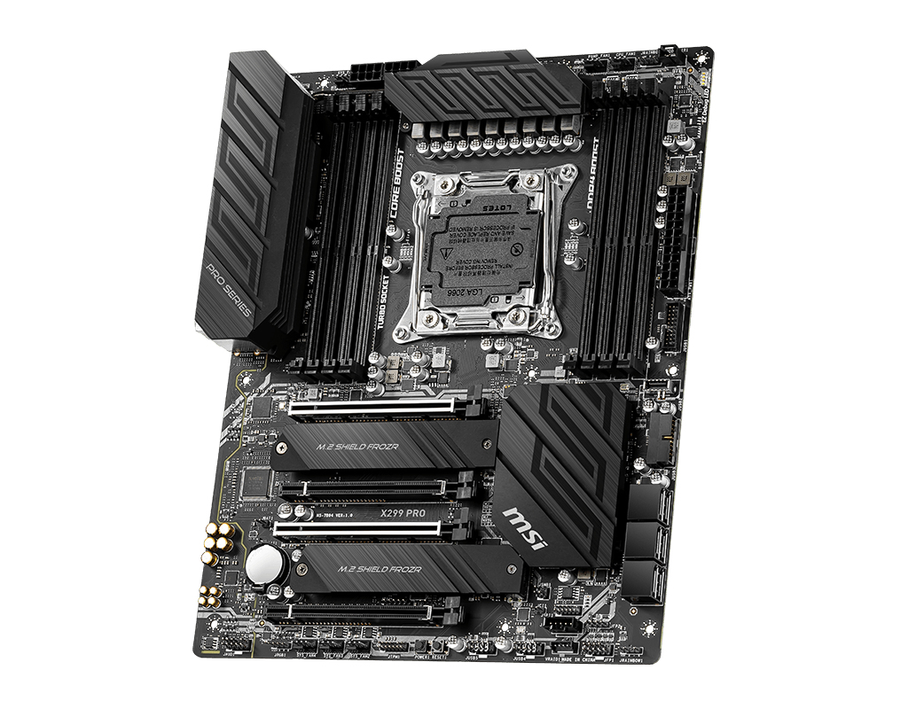 MSI X299 Pro Intel® X299 LGA 2066 (Socket R4) ATX