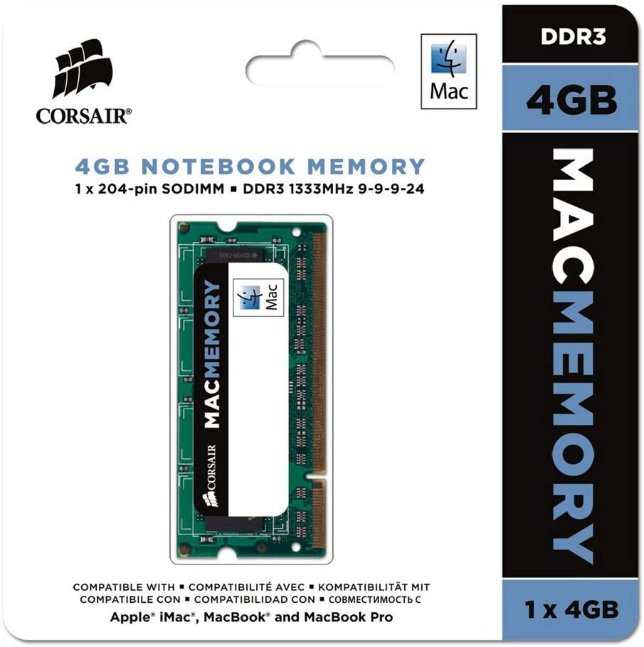 Corsair CMSA4GX3M1A1333C9 memory module 4 GB 1 x 4 GB DDR3 1333 MHz