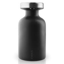 Eva Solo Soap Dispenser Liquid Soap Dispenser Porcelain Stoneware/Edelst. Black 400 ml