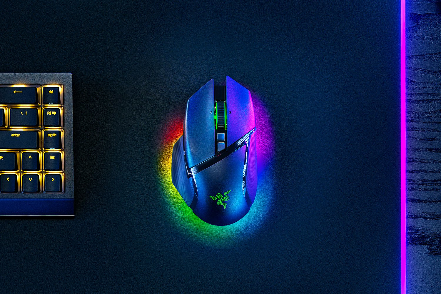 Razer Basilisk V3 Pro Gaming Mouse Dual Wireless + USB 30.000 DPI RGB Black