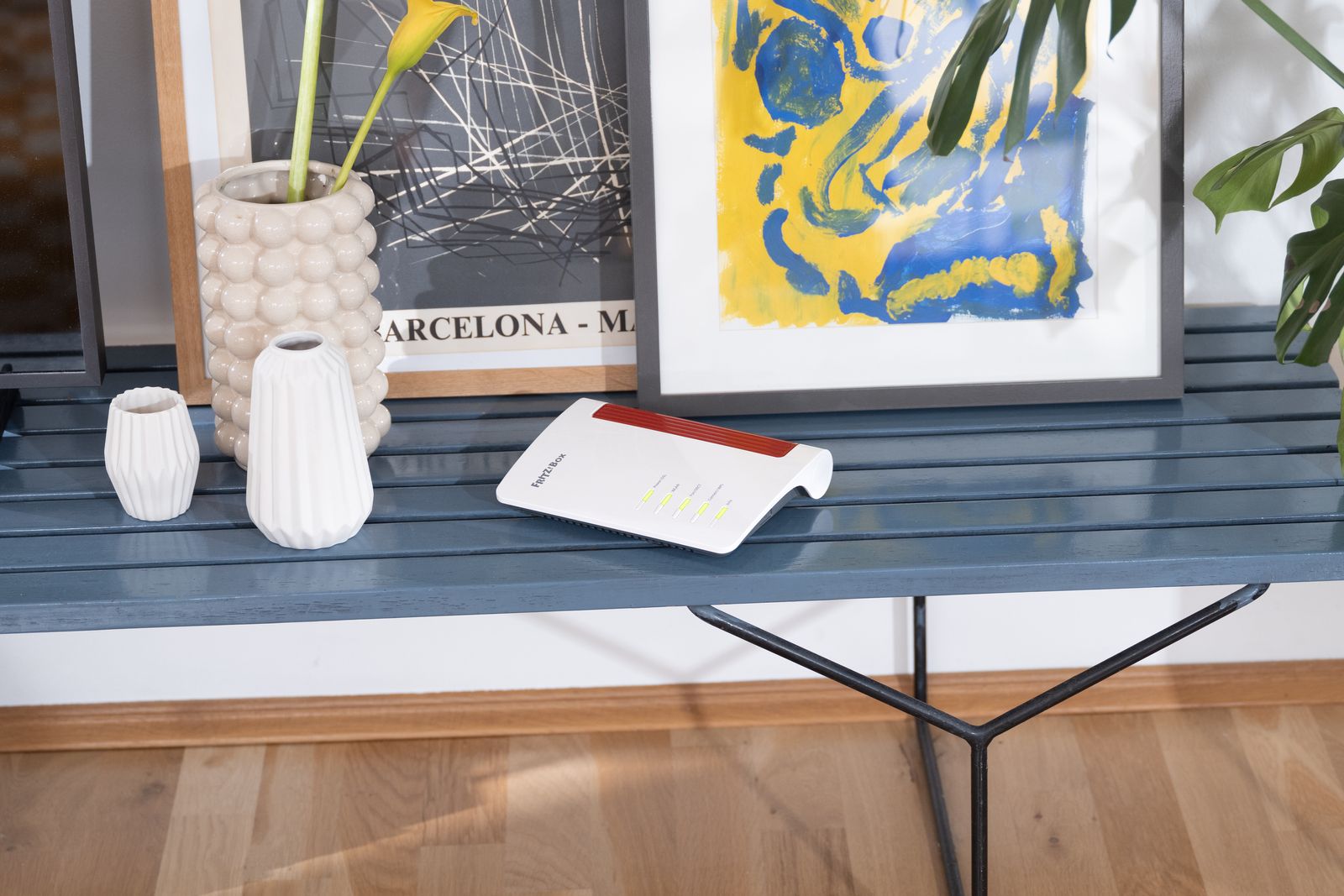 AVM FRITZ!Box 7510 AX WLAN-Router Gigabit Ethernet Einzelband (2,4GHz) Weiß