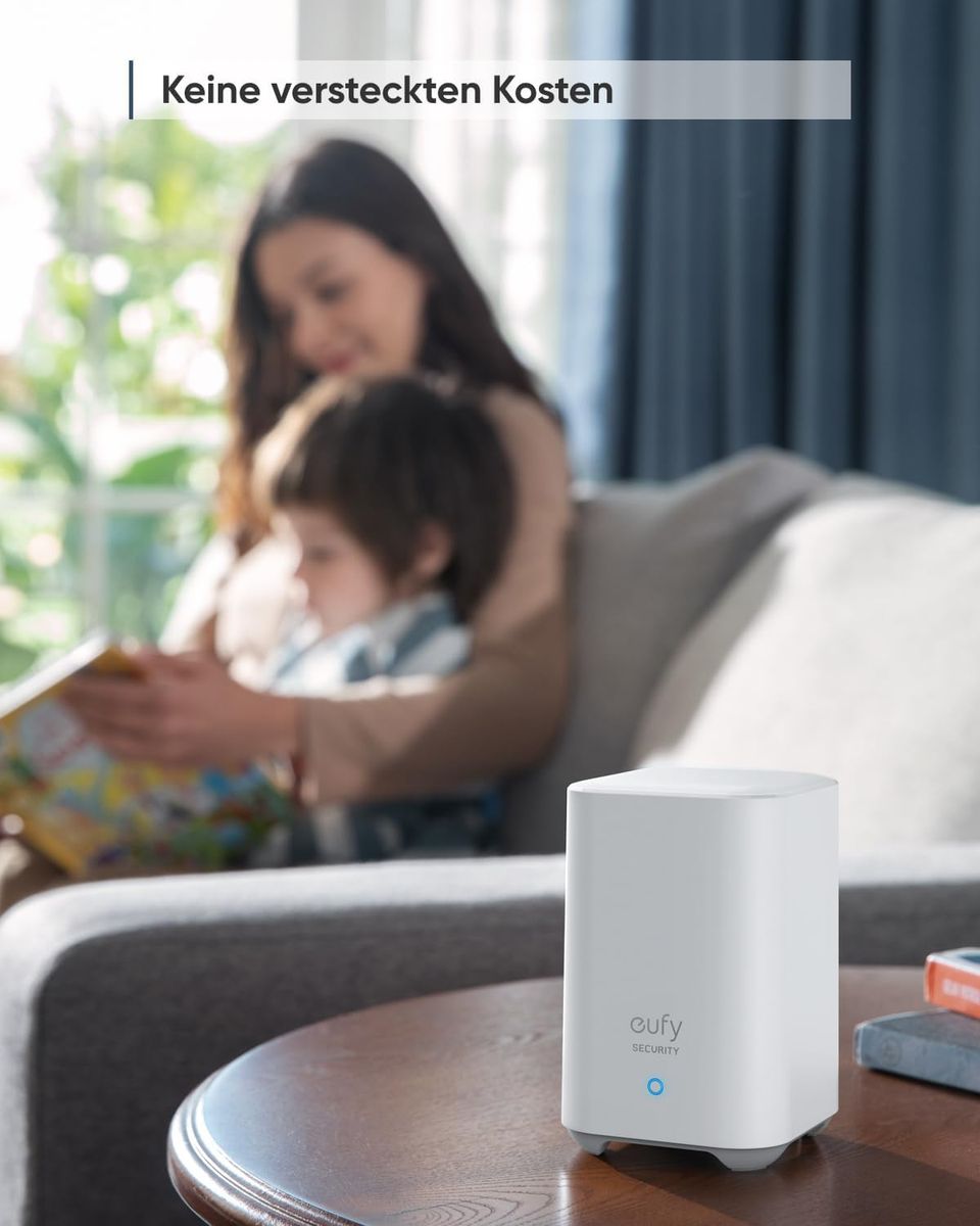 eufy Security S220 Kabellose Video-Türklingel, Akku, 2K HD, Personenerkennung, Zwei-Wege-Audio, HomeBase 2 erforderlich, Nachtsicht, Wetterfest