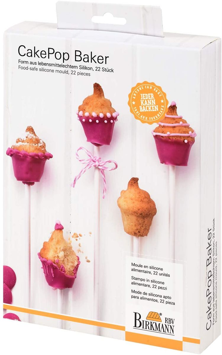 Birkmann, 252622, CakePop Baker Cupcakes, 22-fach
