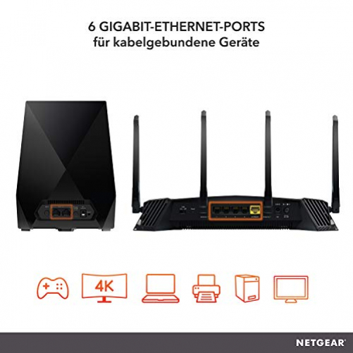 Netgear XRM570 WLAN Router Dual-Band (2.4 GHz/5 GHz) Gigabit Ethernet Black