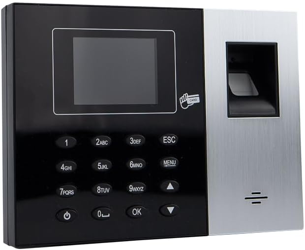 HDWR TimeLok-300NWEPI Zeiterfassungsterminal Fingerabdruck & RFID 125 kHz/13,56 MHz, WLAN (WiFi), Web & P2P, 2,4" TFT, bis 1000 Mitarbeiter, 12 V