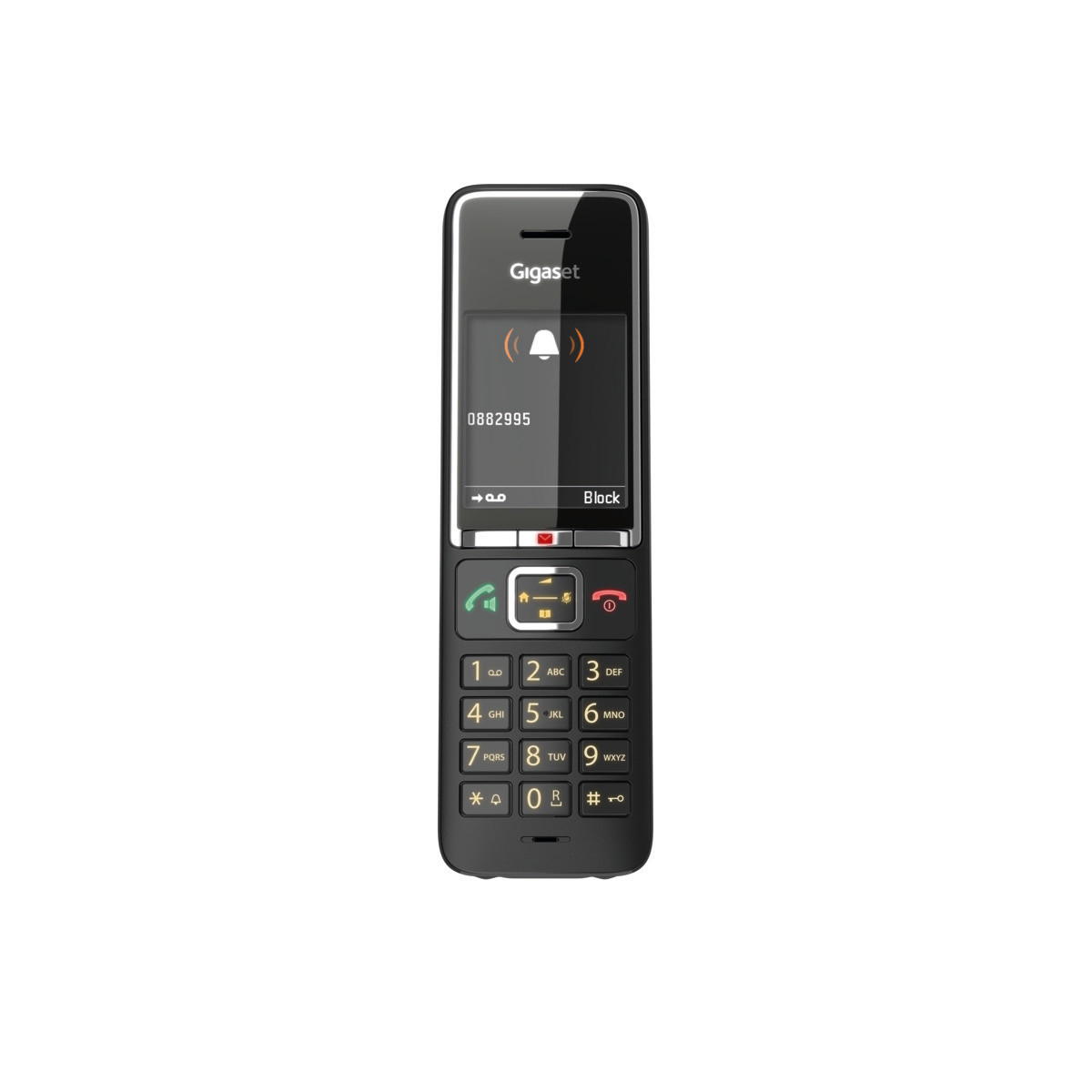 Gigaset COMFORT 550A duo Analoges/DECT-Telefon Anrufer-Identifikation Schwarz