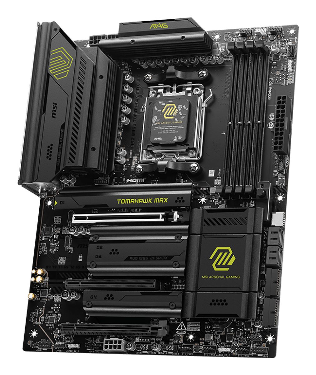 MSI MAG B850 TOMAHAWK MAX WIFI Motherboard AMD B850 Sockel AM5 ATX