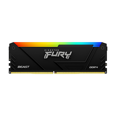 Kingston FURY Beast 64GB (4x16GB) DDR4 2666 MT/s CL16 RGB DIMM 288-pin Arbeitsspeicher XMP 2.0