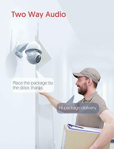 Victure Security Camera Outdoor 1080p Home, White