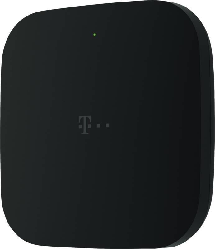 Telekom 40824527 Glasfaser-Modem, bis 2 GBit/s, 2.5G Ethernet, Schwarz, Plug & Play, LED-Anzeigen