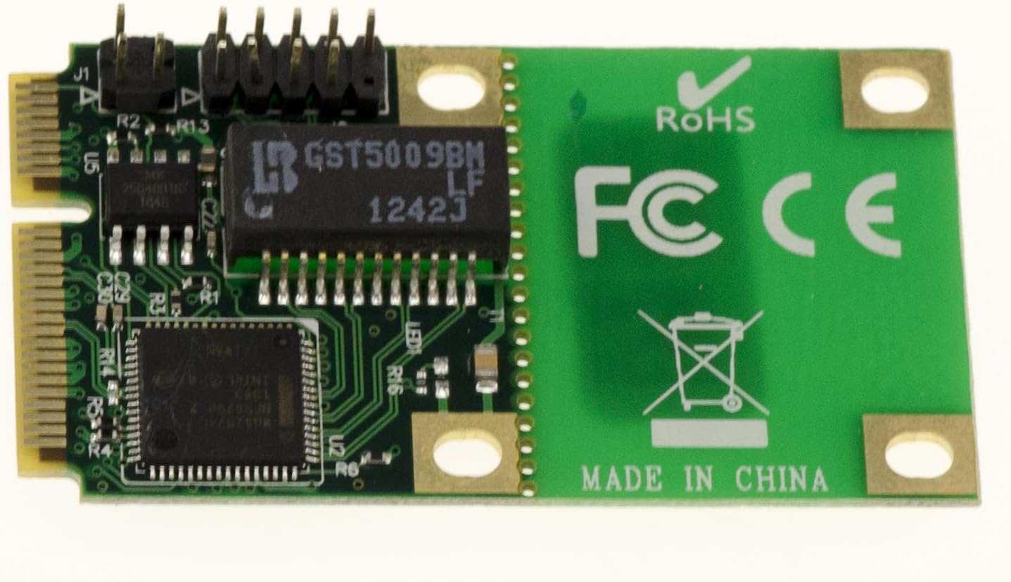 KALEA-INFORMATIQUE Mini PCI Express Netzwerk Controller Karte 1 Port LAN GIGABIT ethernet mit Intel 82574 Chipsatz