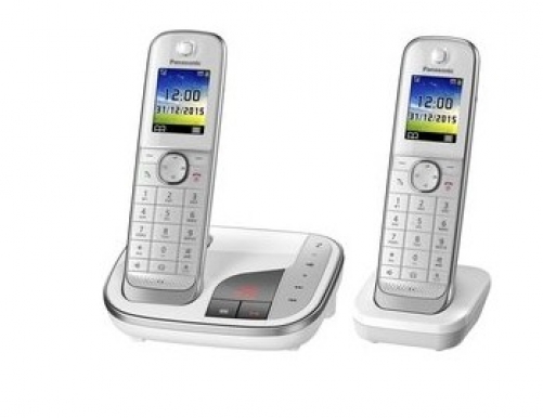 Panasonic KX-TGJ322 DECT-Telefon Weiu00df Anrufer-Identifikation - Plug-Type C (EU)