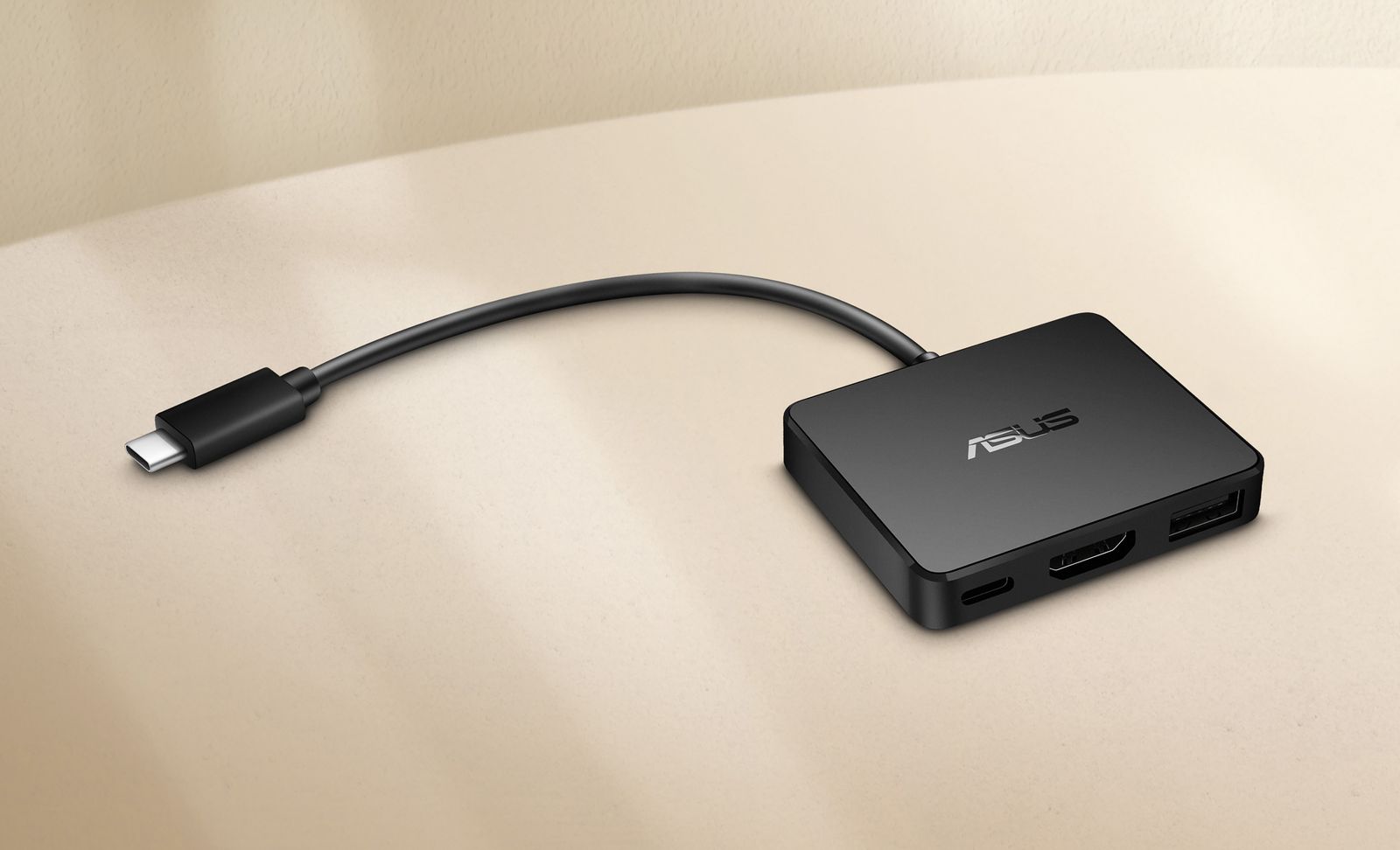 ASUS 90XB0820-BDS000 USB-C Mini Dock, kabelgebunden, USB 3.2 Gen 2 Type-C, HDMI 4K 3840x2160, USB PD 100W, 10 Gbit/s, Schwarz