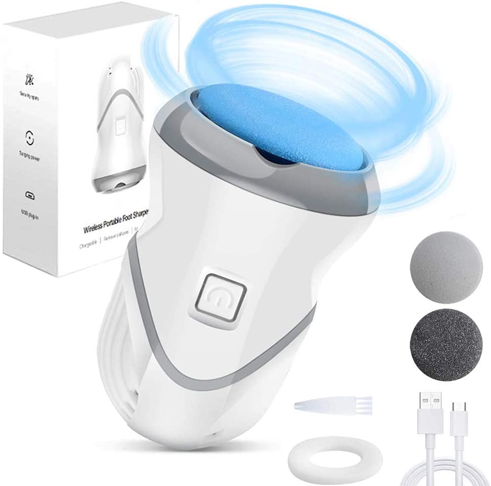 ‎Cotton yangda Callus Remover, Electric Foot File, Rechargeable, Professional Foot Care for Dead, Hard, Cracked, Dry Skin