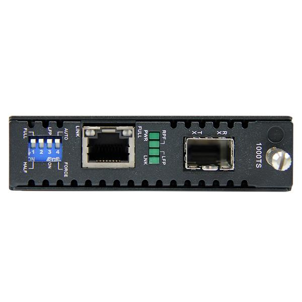 StarTech.com Gigabit Ethernet LWL / Glasfaser Medienkonverter mit SFP, 1000 Mbit/s Multimode Gigabit Ethernet Medienkonverter